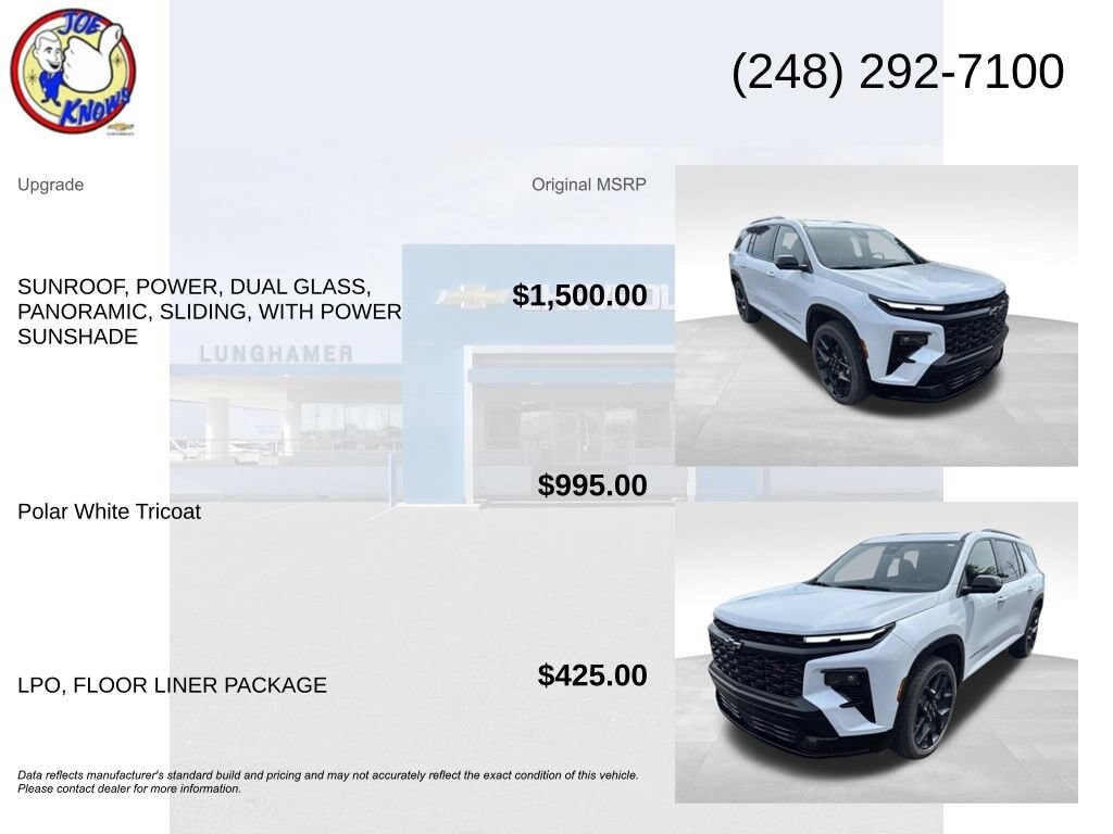 Used 2026 Chevrolet Traverse RS SUV