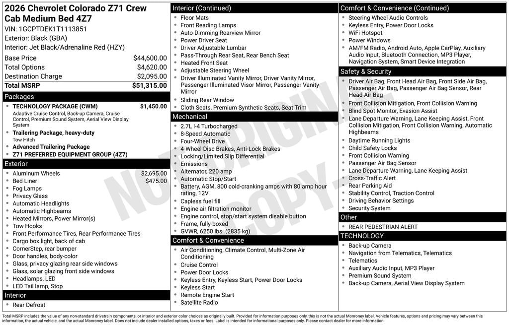2026 Chevrolet Colorado Z71 - Photo 11