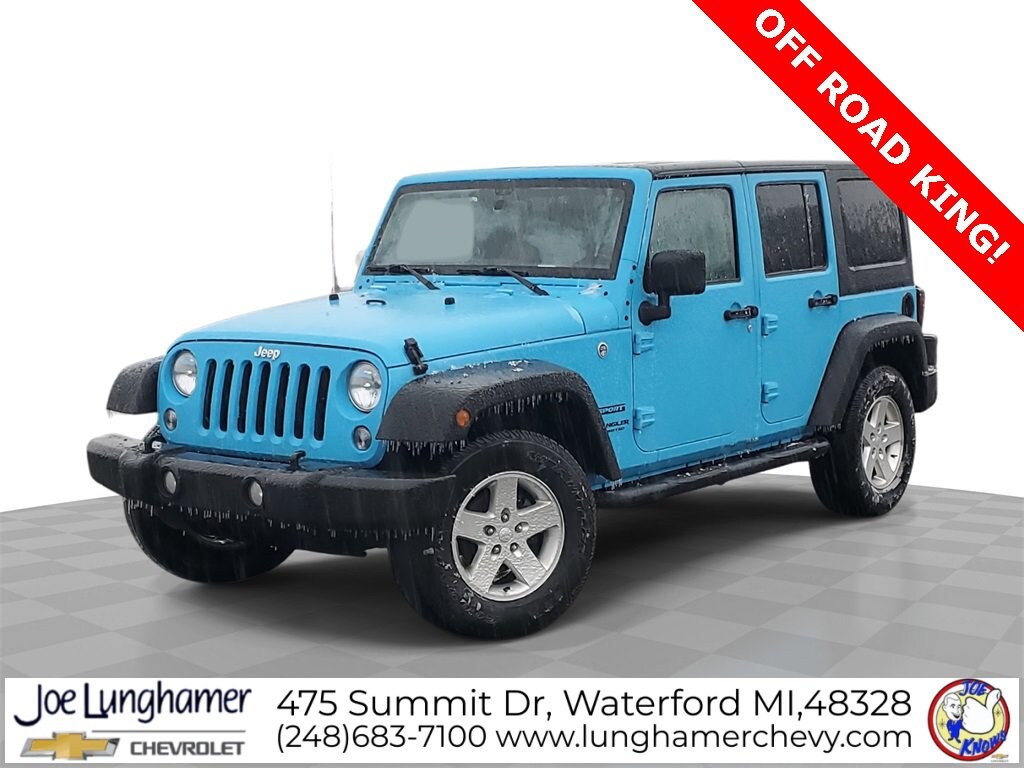 Used 2017 Jeep Wrangler Unlimited Sport 4x4 SUV