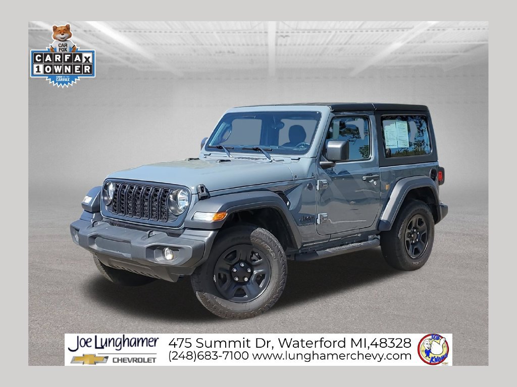 Used 2024 Jeep Wrangler 2-Door Sport 4x4 SUV