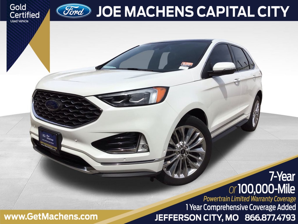 Certified 2021 Ford Edge Titanium with VIN 2FMPK4K9XMBA46012 for sale in Columbia, MO