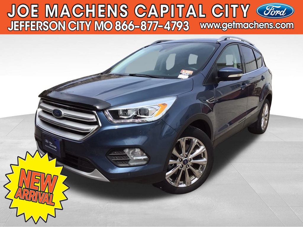 Used 2018 Ford Escape Titanium with VIN 1FMCU0J98JUB16258 for sale in Columbia, MO