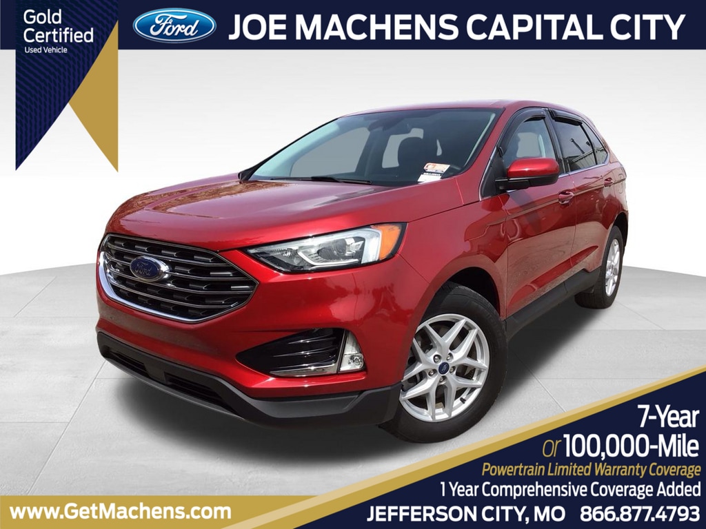 Certified 2021 Ford Edge SEL with VIN 2FMPK4J97MBA49645 for sale in Columbia, MO