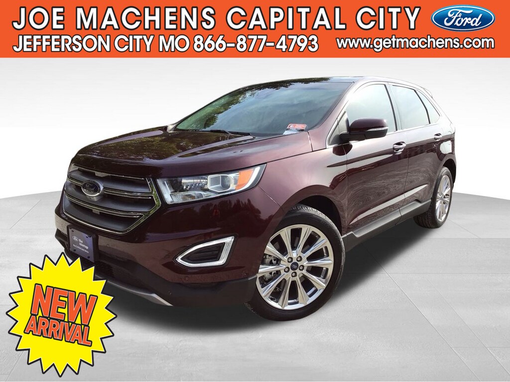 Used 2017 Ford Edge Titanium with VIN 2FMPK4K85HBB68581 for sale in Columbia, MO