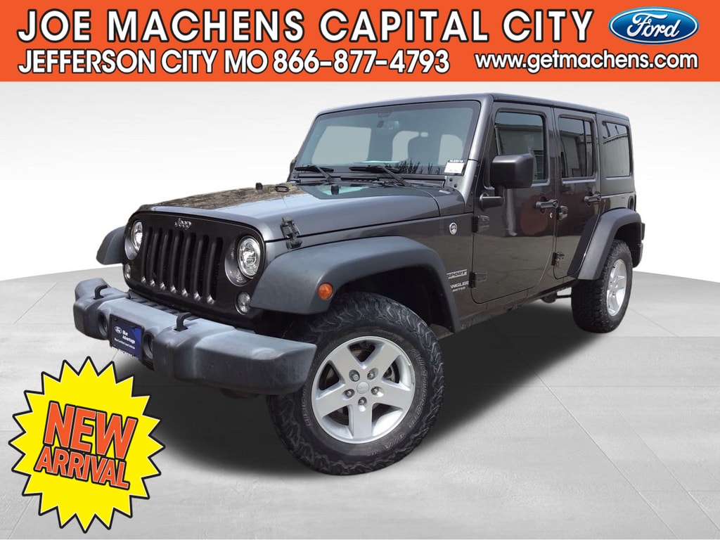 Used 2017 Jeep Wrangler Unlimited Sport S with VIN 1C4BJWDG7HL630110 for sale in Columbia, MO