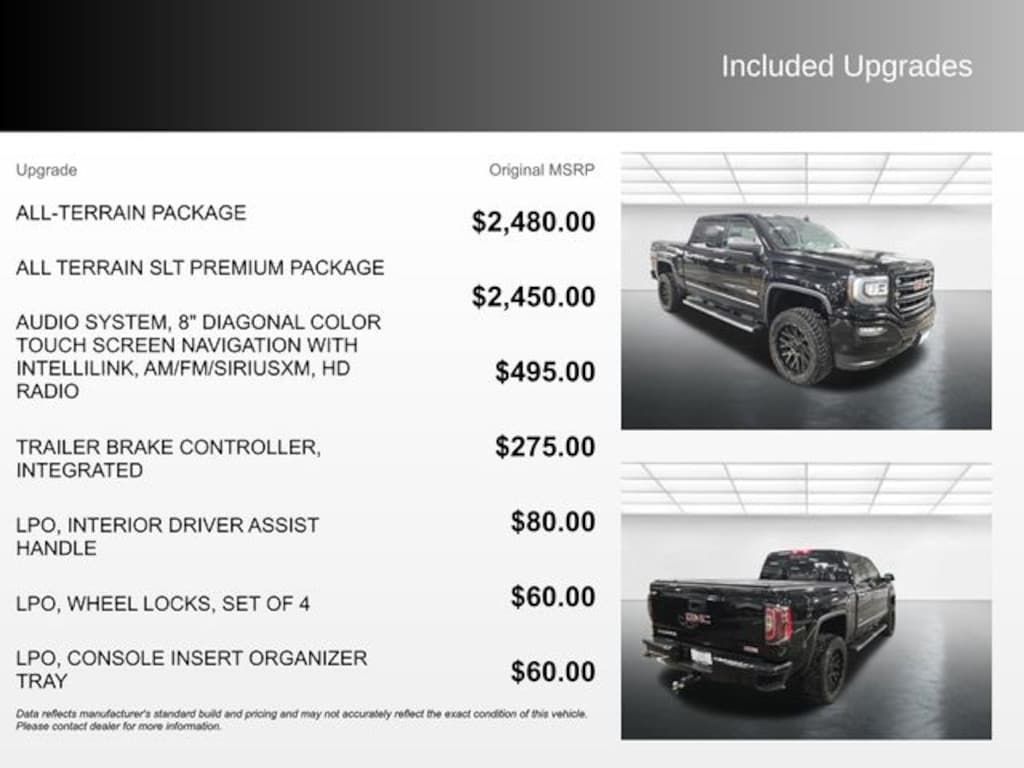 Used 2016 GMC Sierra 1500 SLT Truck