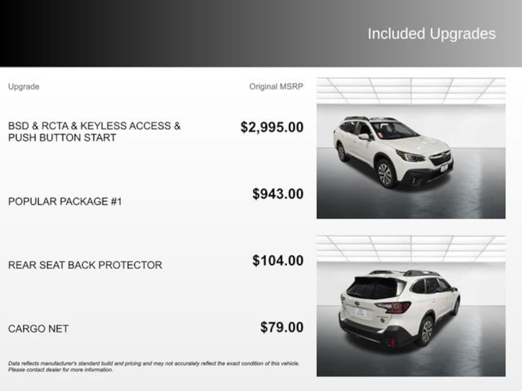 Used 2020 Subaru Outback Premium SUV