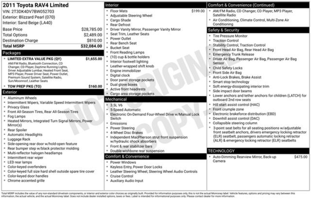 Used 2011 Toyota RAV4 Limited SUV