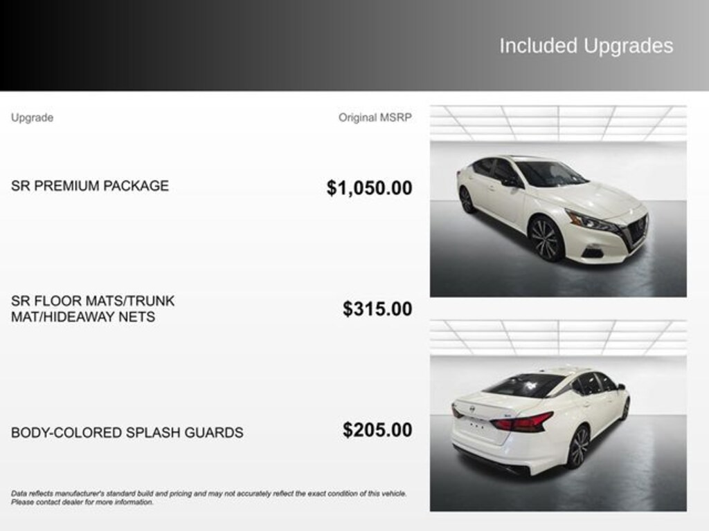 Used 2019 Nissan Altima 2.5 SR Sedan