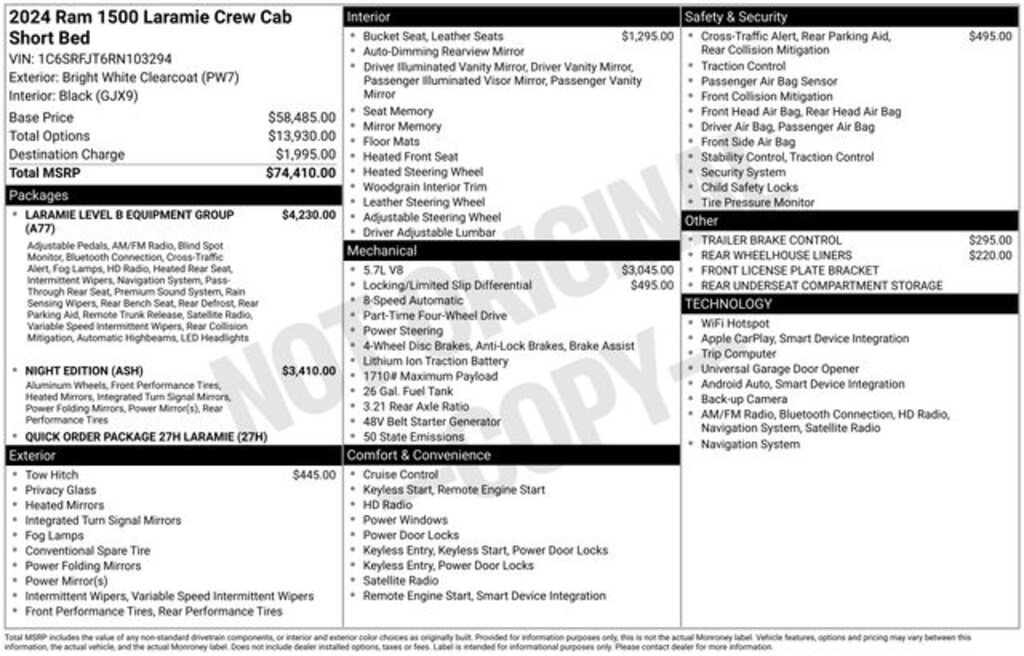 Used 2024 Ram 1500 Laramie Truck