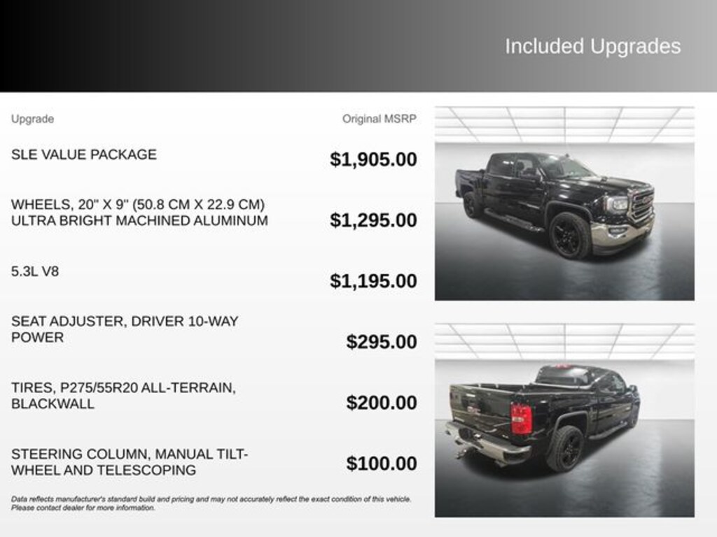 Used 2016 GMC Sierra 1500 SLE Truck