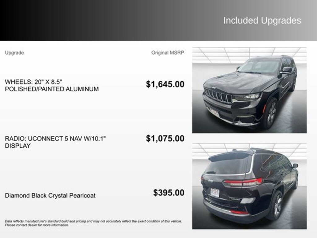 Used 2022 Jeep Grand Cherokee L Limited SUV