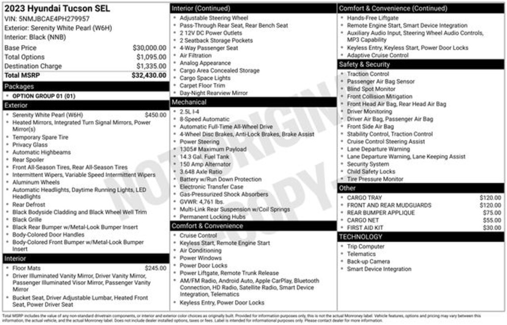 Certified 2023 Hyundai Tucson SEL SUV