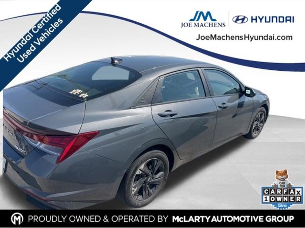 Used 2023 Hyundai Elantra Hybrid Blue Sedan