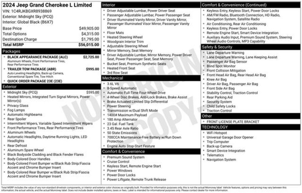 Used 2024 Jeep Grand Cherokee L Limited SUV