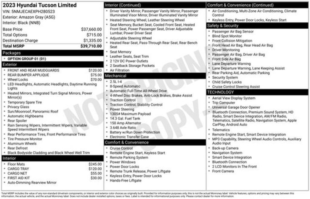 Used 2023 Hyundai Tucson Limited SUV