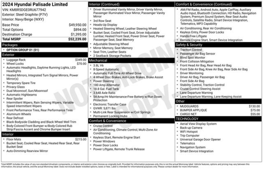 Used 2024 Hyundai Palisade Limited SUV
