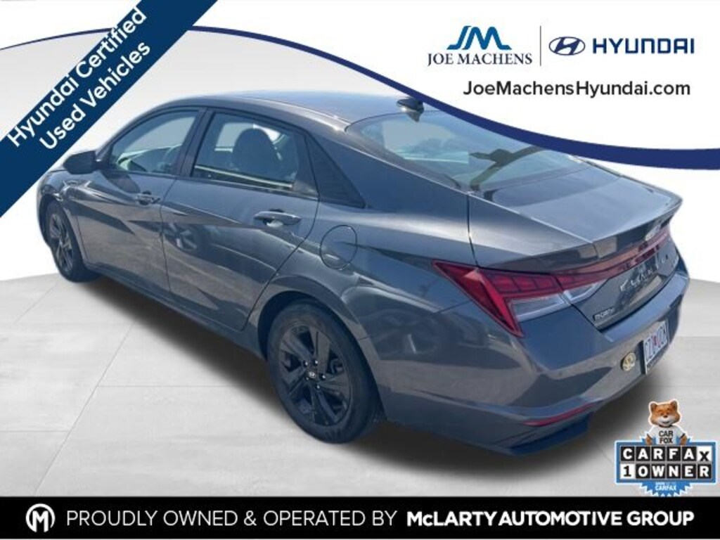 Used 2023 Hyundai Elantra Hybrid Blue Sedan