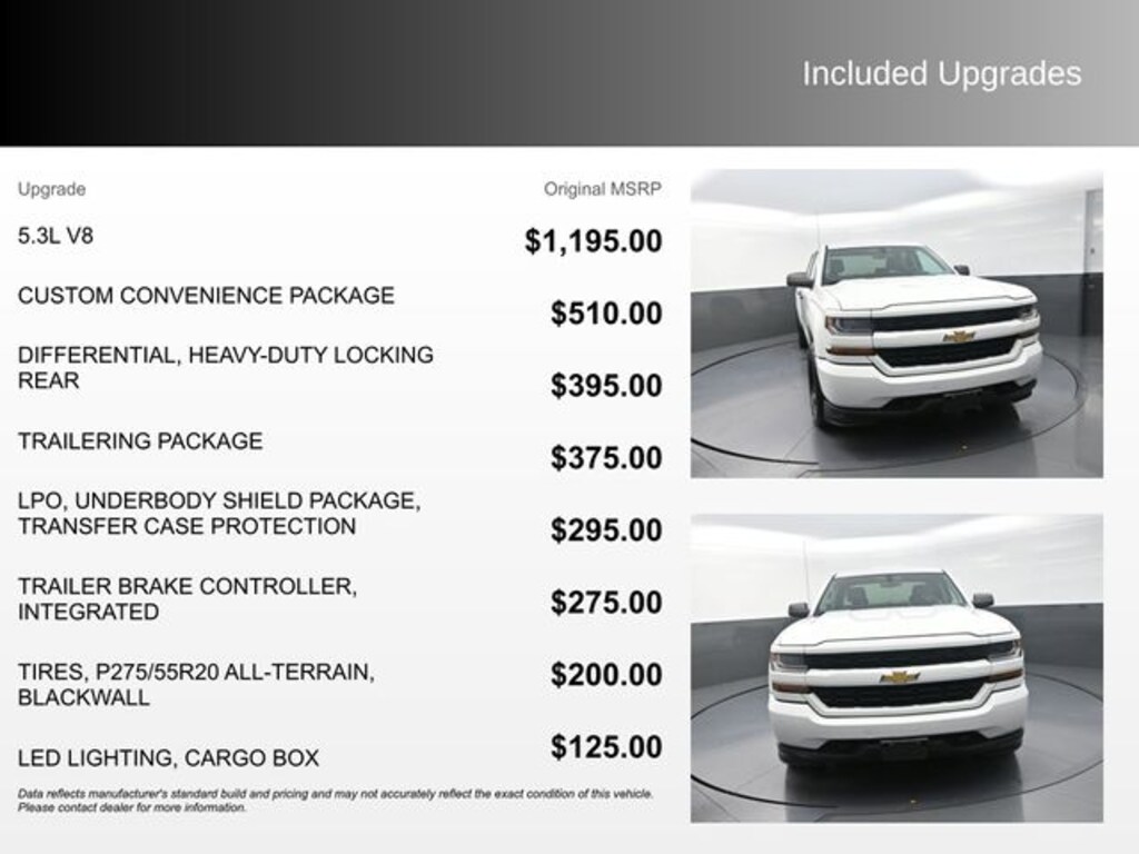 Used 2016 Chevrolet Silverado 1500 Custom Truck