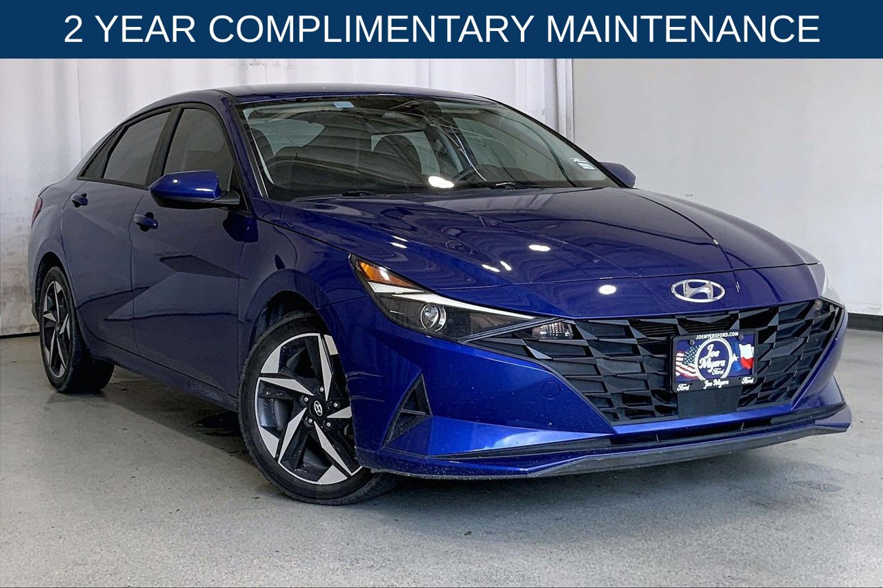 Intense Blue 2023 Hyundai Elantra Sedan Front-Wheel Drive Continuously Variable Transmission
