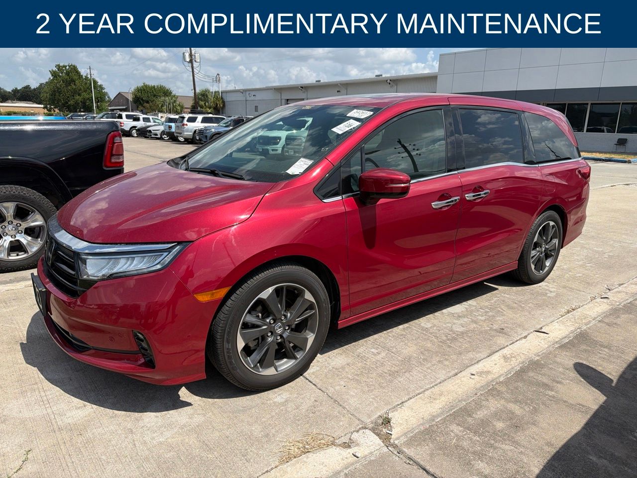 Red 2024 Honda Odyssey Minivan Front-Wheel Drive Automatic