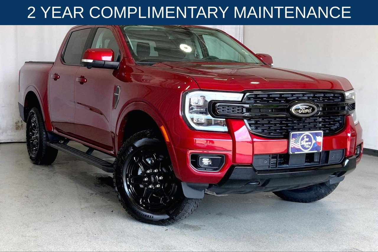 Ruby Red Metallic 2025 Ford Ranger Pickup Truck Four-Wheel Drive Automatic