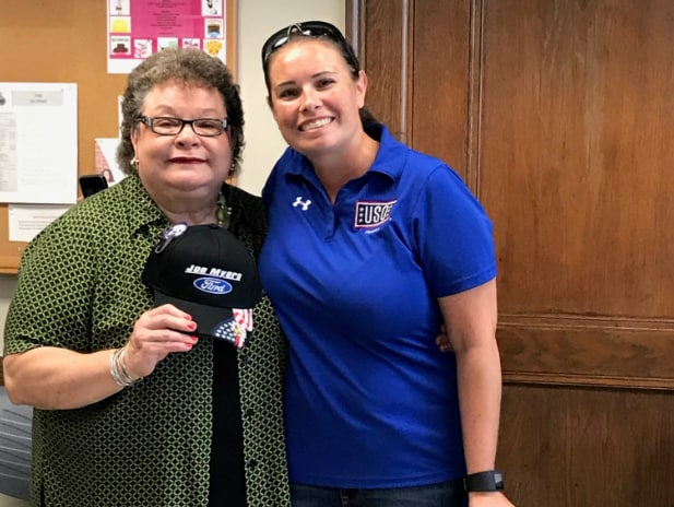 Carolyn Cross at USO Dallas Fort Worth