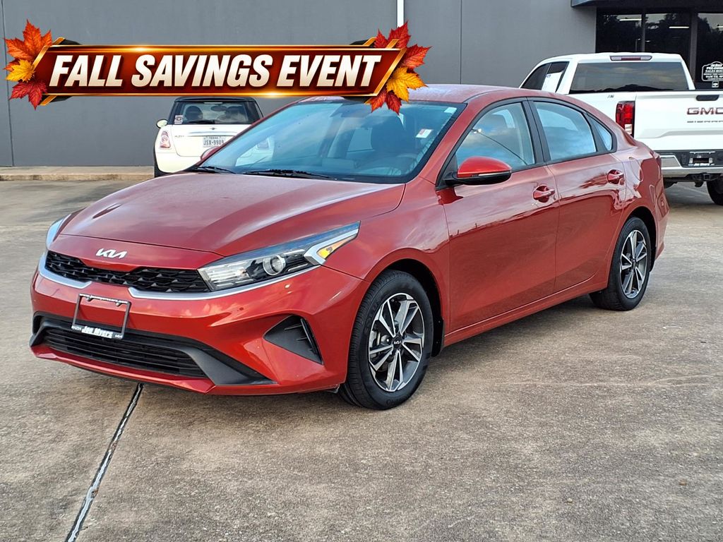 Certified Used 2023 Fire Orange Kia LXS image 3