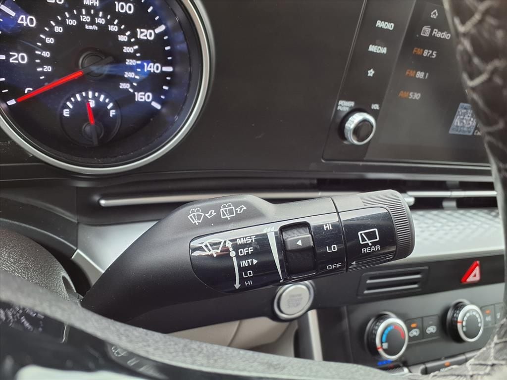 Used 2024 Snow White Pearl Kia LX Seat Package image 23