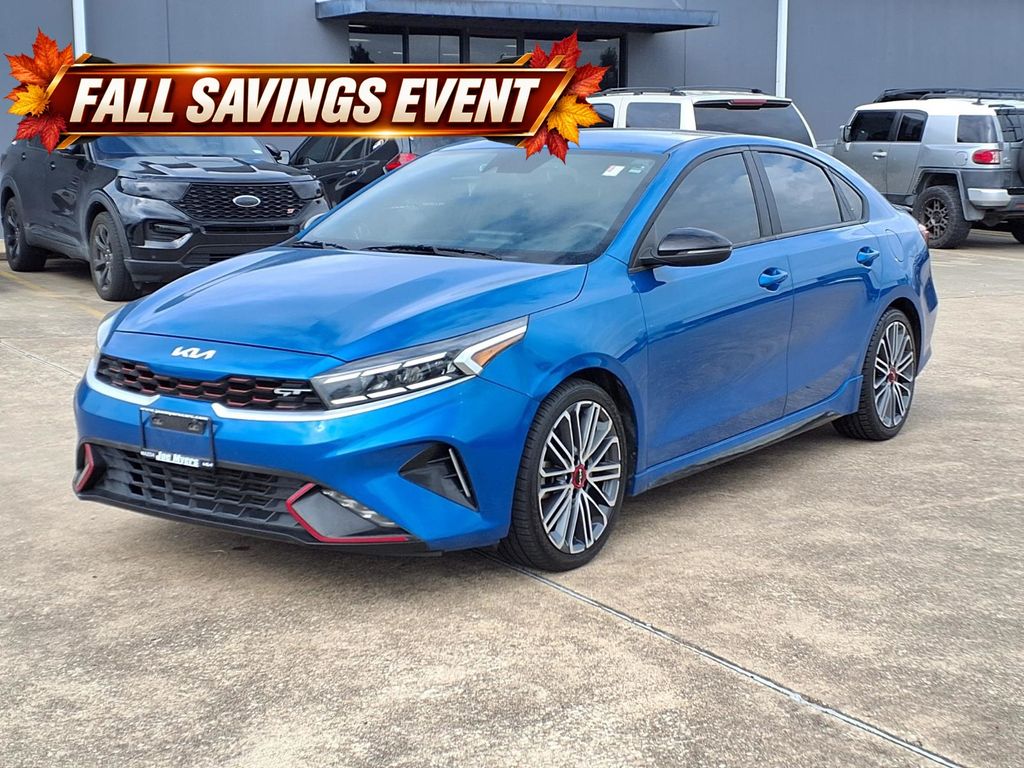 Used 2022 Sporty Blue Kia GT image 3
