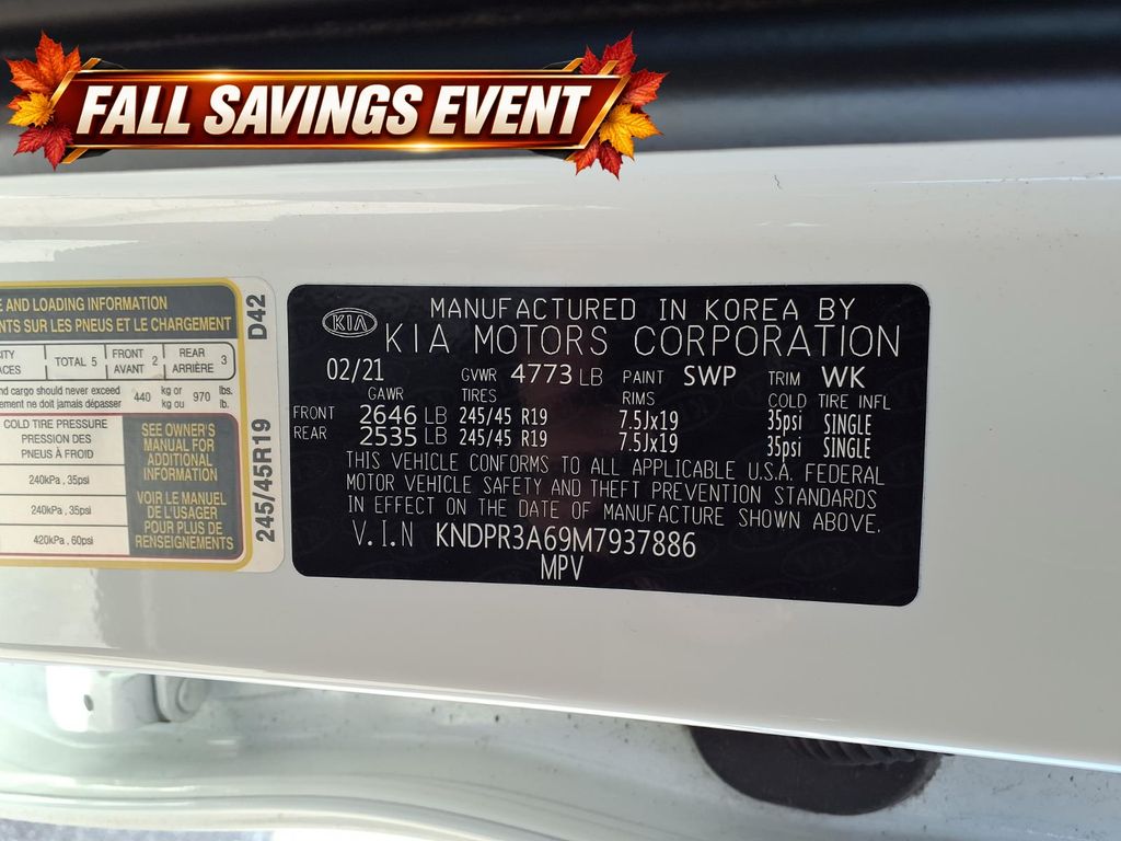 Certified Used 2021 Snow White Pearl Kia SX image 14