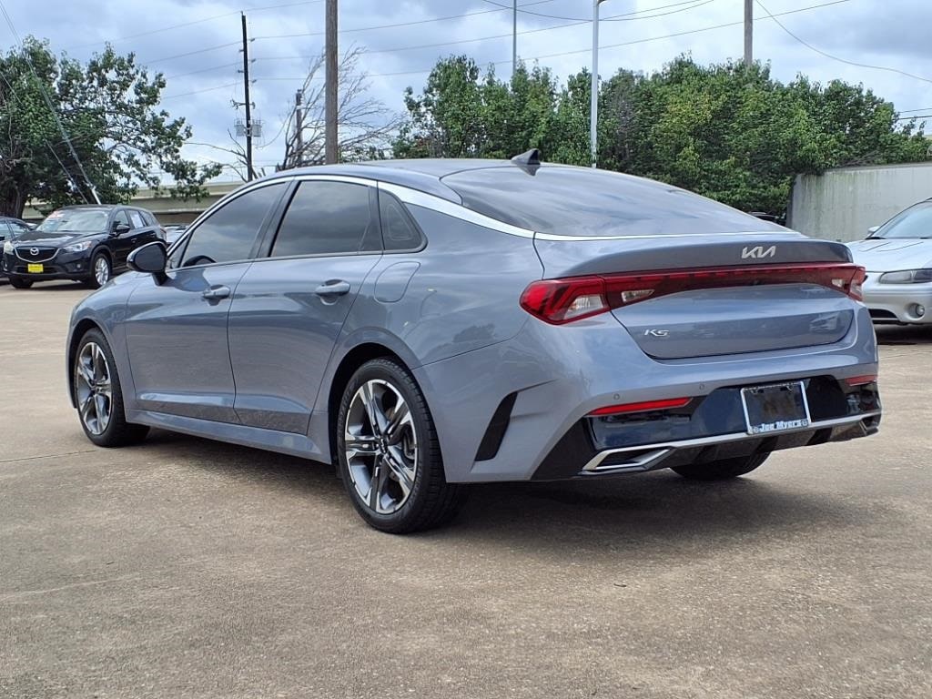 Used 2022 Kia K5 EX with VIN 5XXG34J29NG082393 for sale in Houston, TX