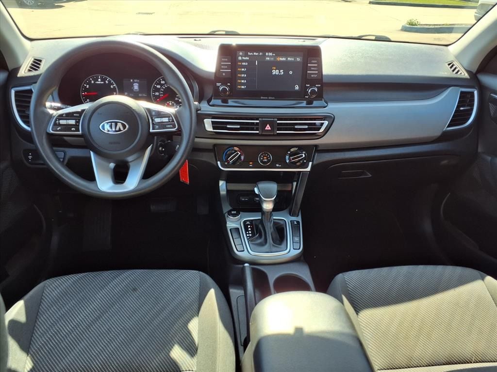 Used 2021 Cherry Black Kia LX image 9