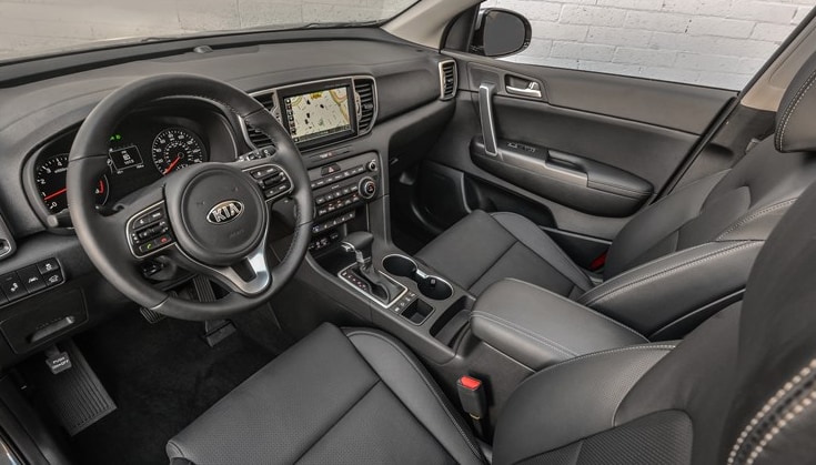 2017 Kia Sportage interior
