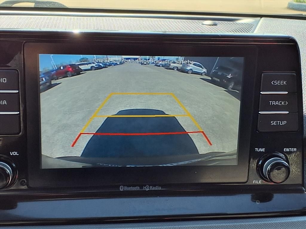 Used 2021 Cherry Black Kia LX image 29