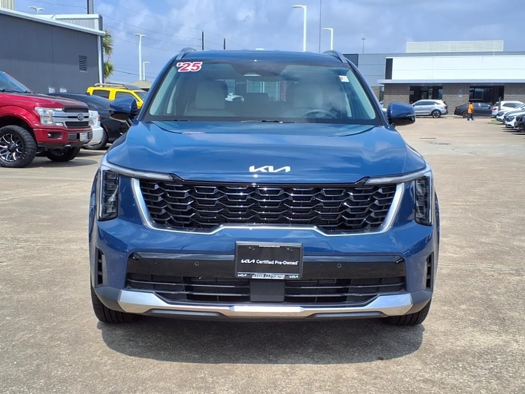 Certified 2025 Kia Sorento S with VIN 5XYRL4JC3SG335913 for sale in Houston, TX