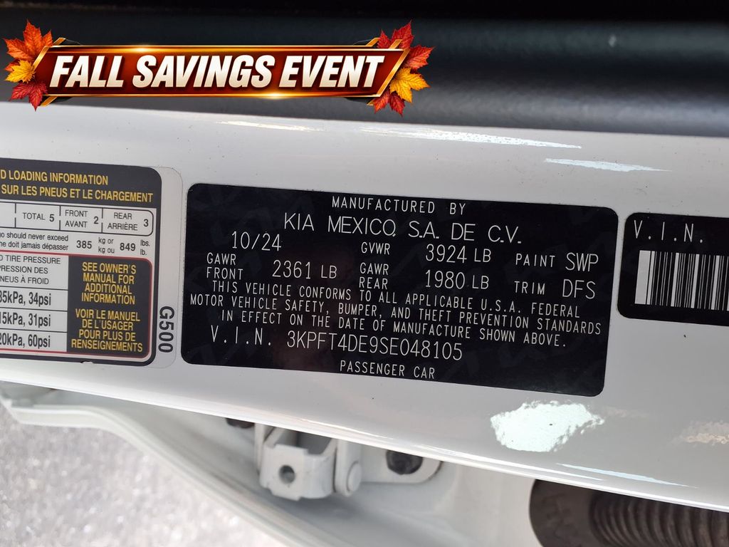 Certified Used 2025 Snow White Pearl Kia LXS image 13