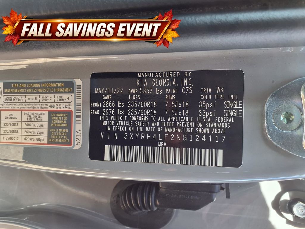 Certified Used 2022 Wolf Gray Kia EX image 14