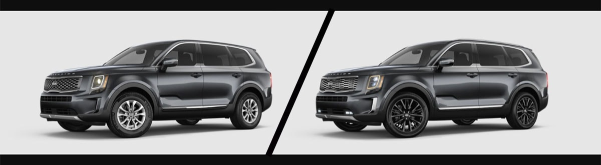 2021 Kia Telluride LX vs 2021 Kia Telluride SX