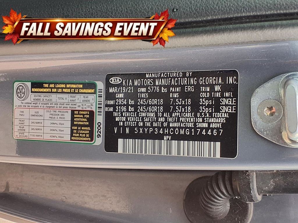 Used 2021 Everlasting Silver Kia EX image 14