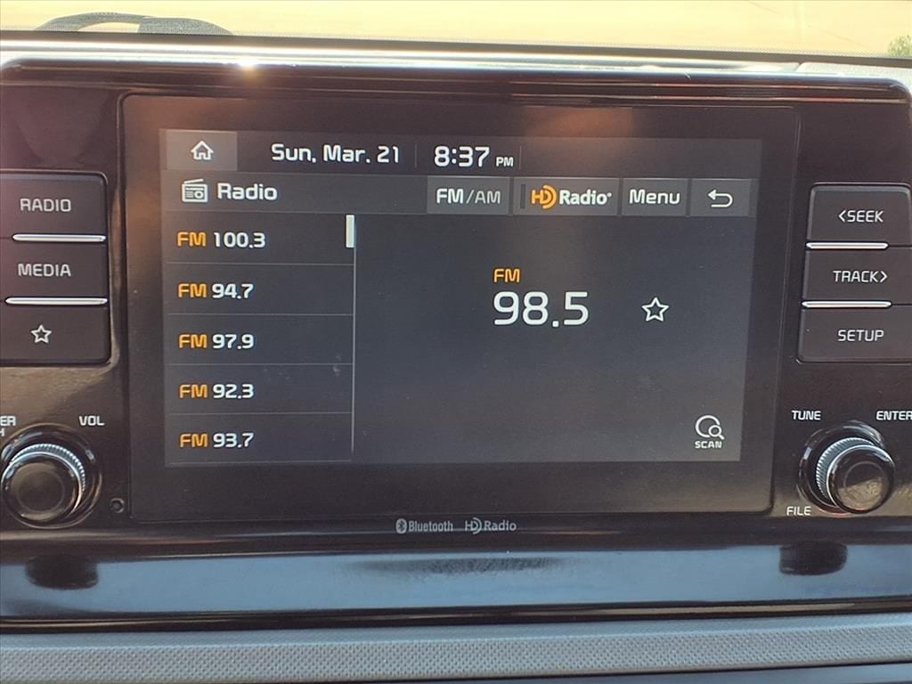 Used 2021 Cherry Black Kia LX image 28