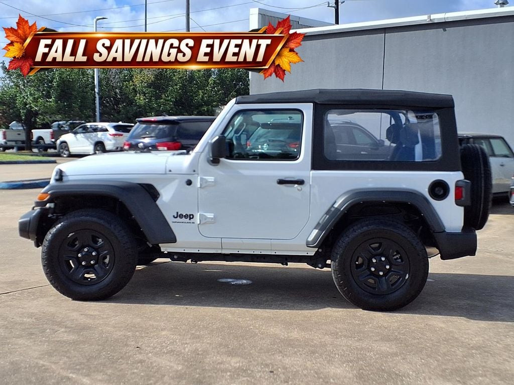 Used 2025 Bright White Clearcoat Jeep Sport image 5