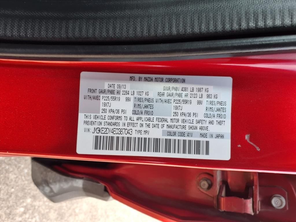 Used 2014 Red Metallic Mazda Grand Touring image 14