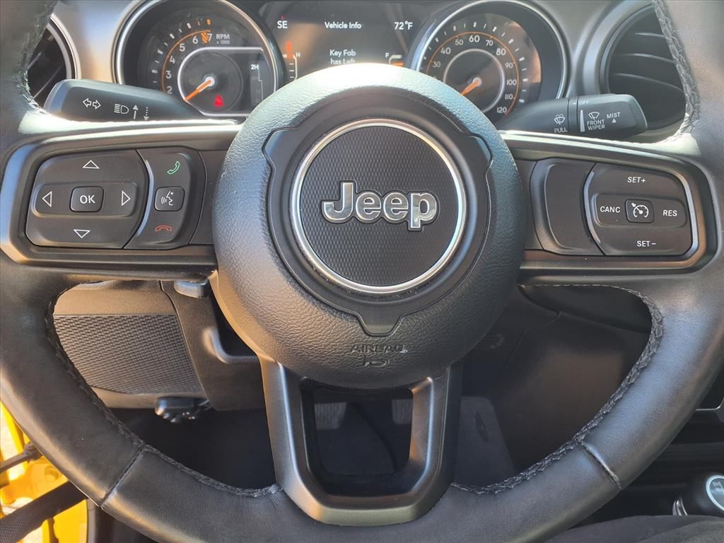 Used 2019 Baja Yellow Clearcoat Jeep Unlimited Sport S image 17