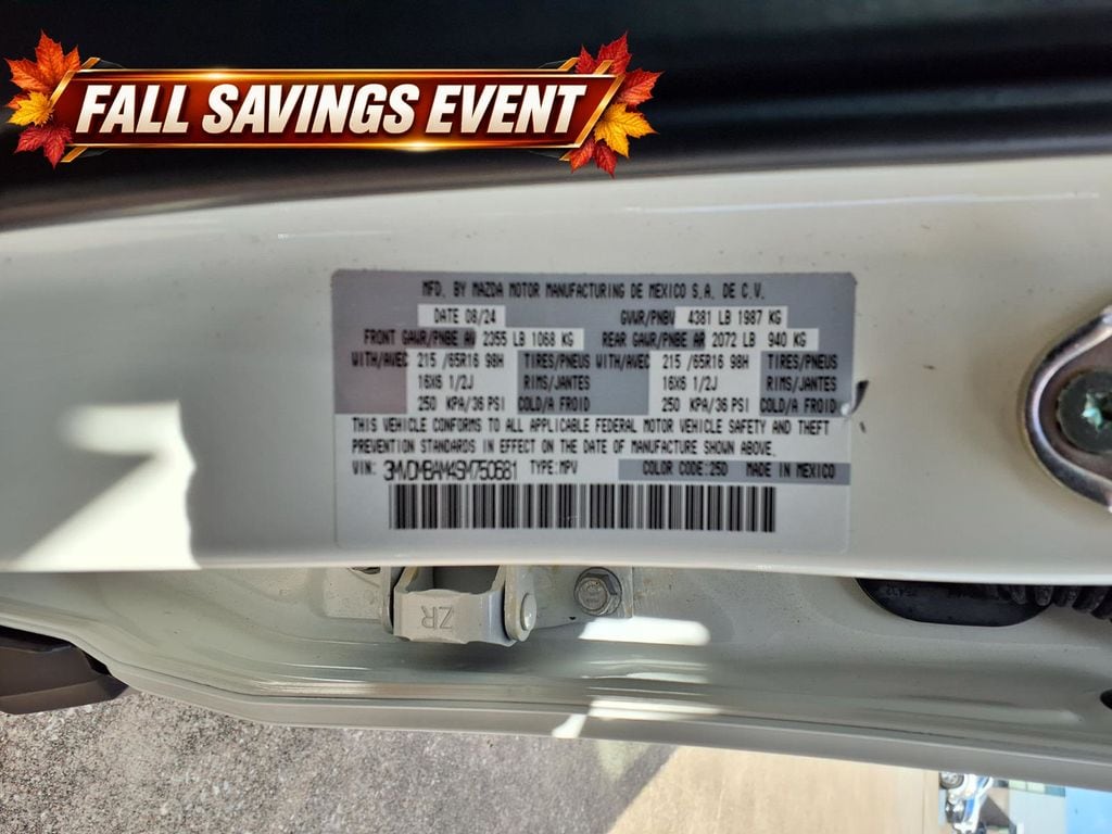 Used 2025 Snowflake White Pearl Mica Mazda 2.5 S image 13