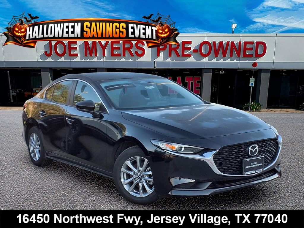 Jet Black Mica 2026 Mazda MAZDA3 Sedan Front-Wheel Drive 6-Speed Automatic