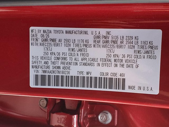 New 2026 Soul Red Crystal Metallic Mazda Premium AWD image 8