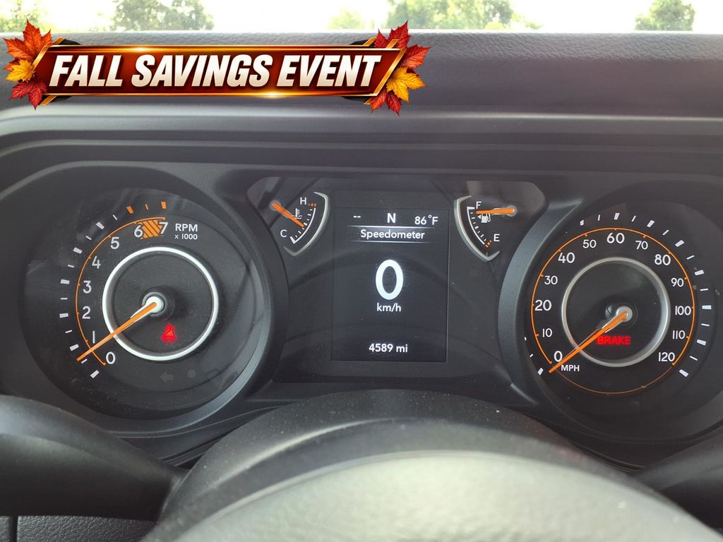 Used 2025 Bright White Clearcoat Jeep Sport image 30