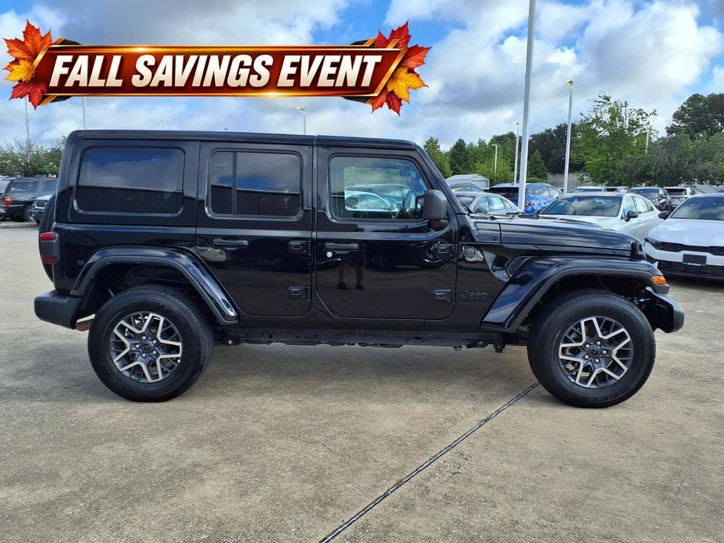 Used 2025 Black Clearcoat Jeep Sahara image 6