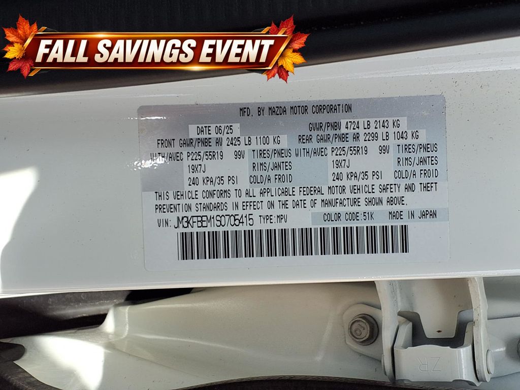 Used 2025 Rhodium White Metallic Mazda 2.5 S Premium Plus Package image 14